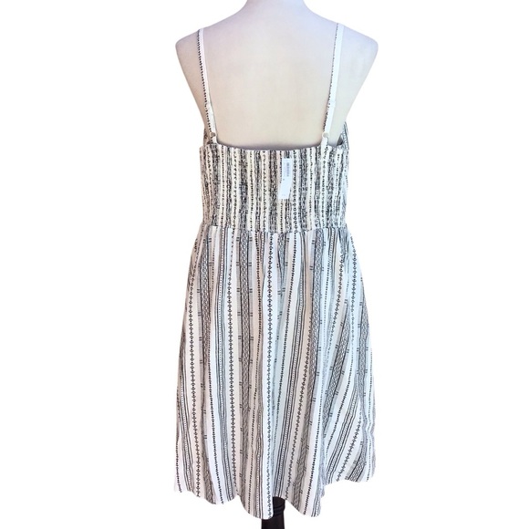 Old Navy Boho Cami Striped Linen Blend Sundress Size XL - Picture 2 of 8